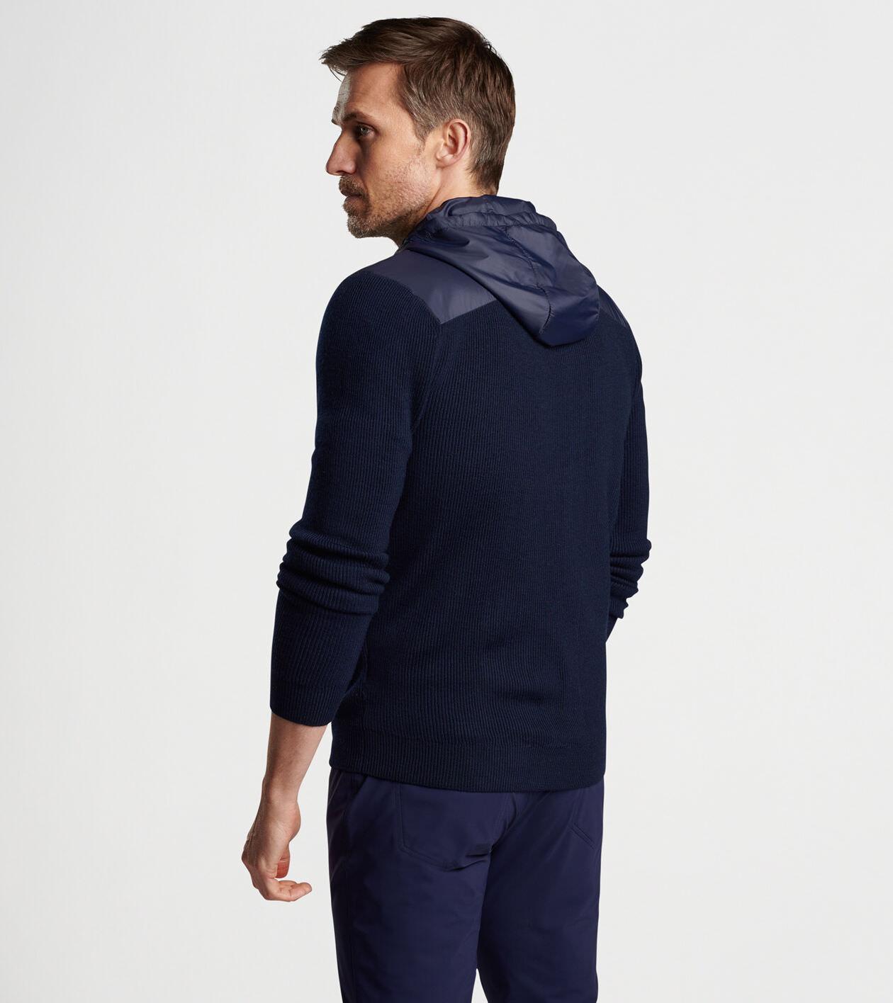 Holdridge Hybrid Full-Zip Hooded Sweater Product Image