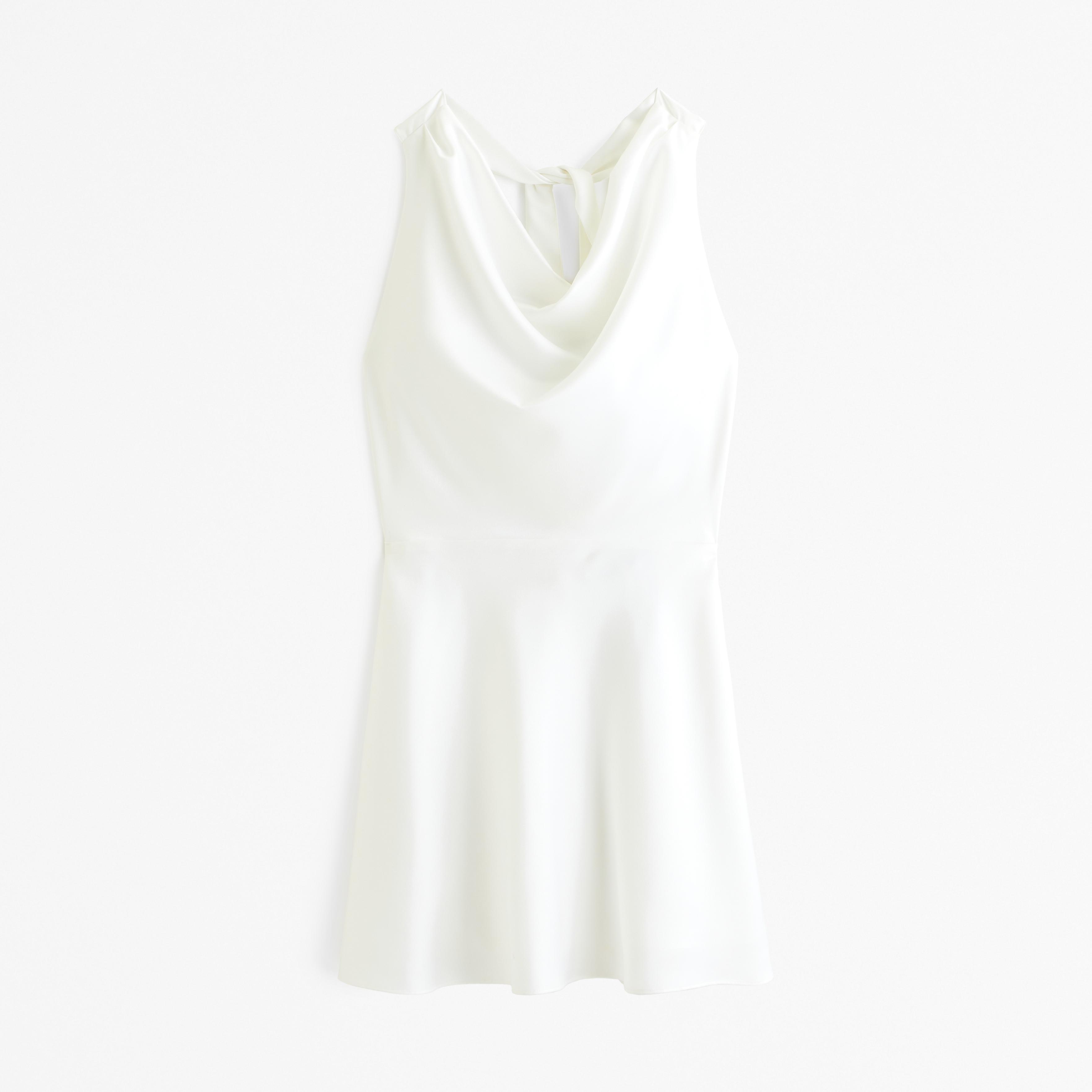 Cowl Neck Halter Mini Dress Product Image