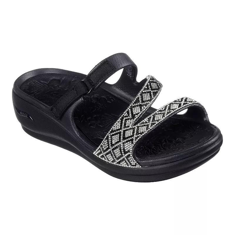 Skechers Foamies Arch Fit Ascend Show Stopper Womens Sandals Grey Product Image