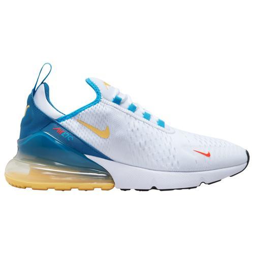 Nike Mens Air Max 270 SH - Basketball Shoes Citron Pulse/Industrial Blue/White Product Image