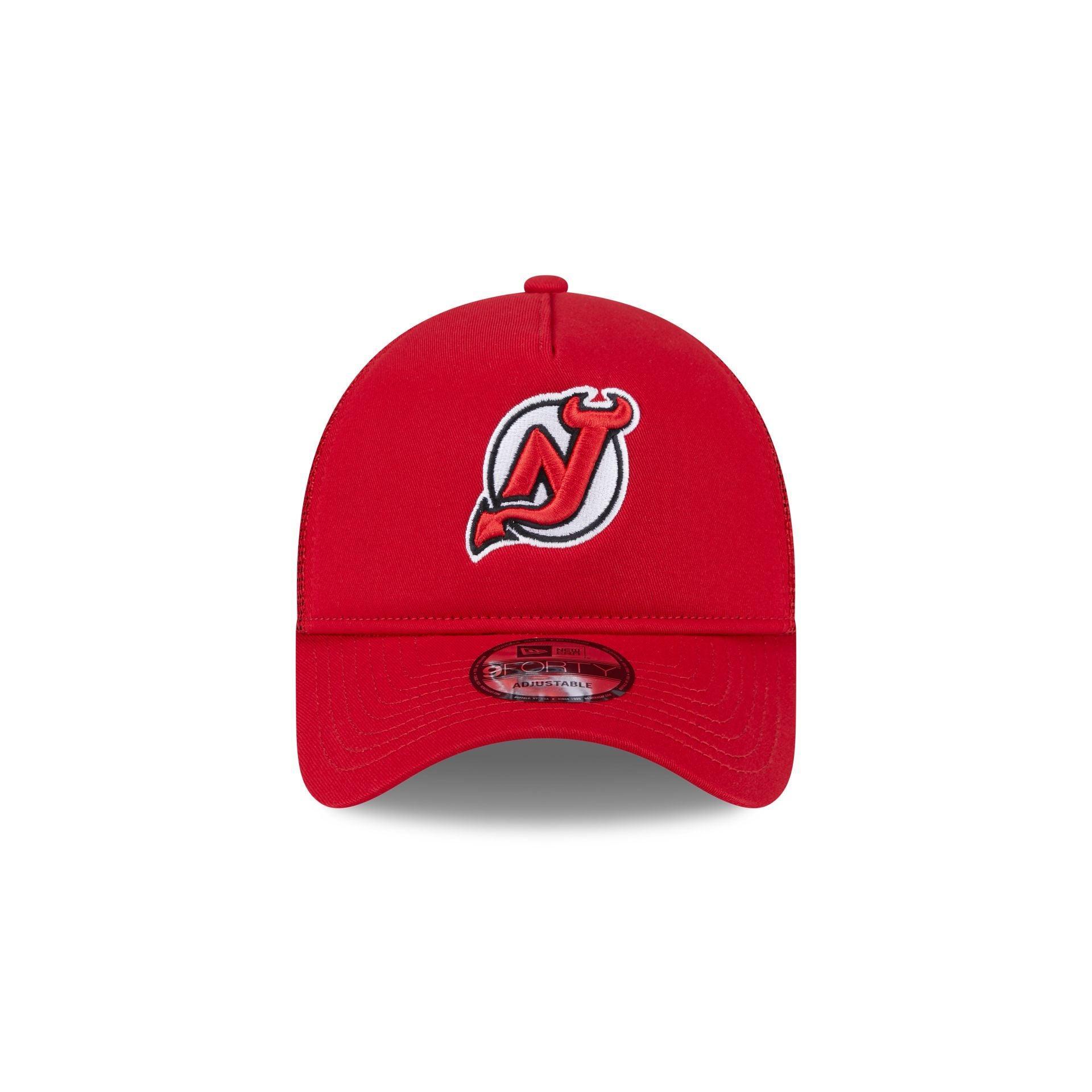 New Jersey Devils 9FORTY A-Frame Trucker Hat Male Product Image