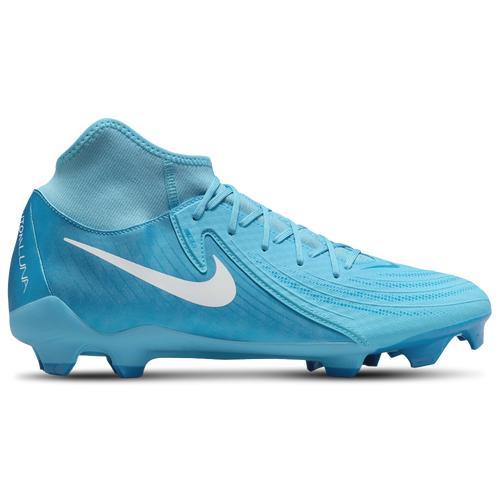 Nike Mens Phantom Luna II Academy FG/MG - Soccer Shoes Blue Fury/White Product Image