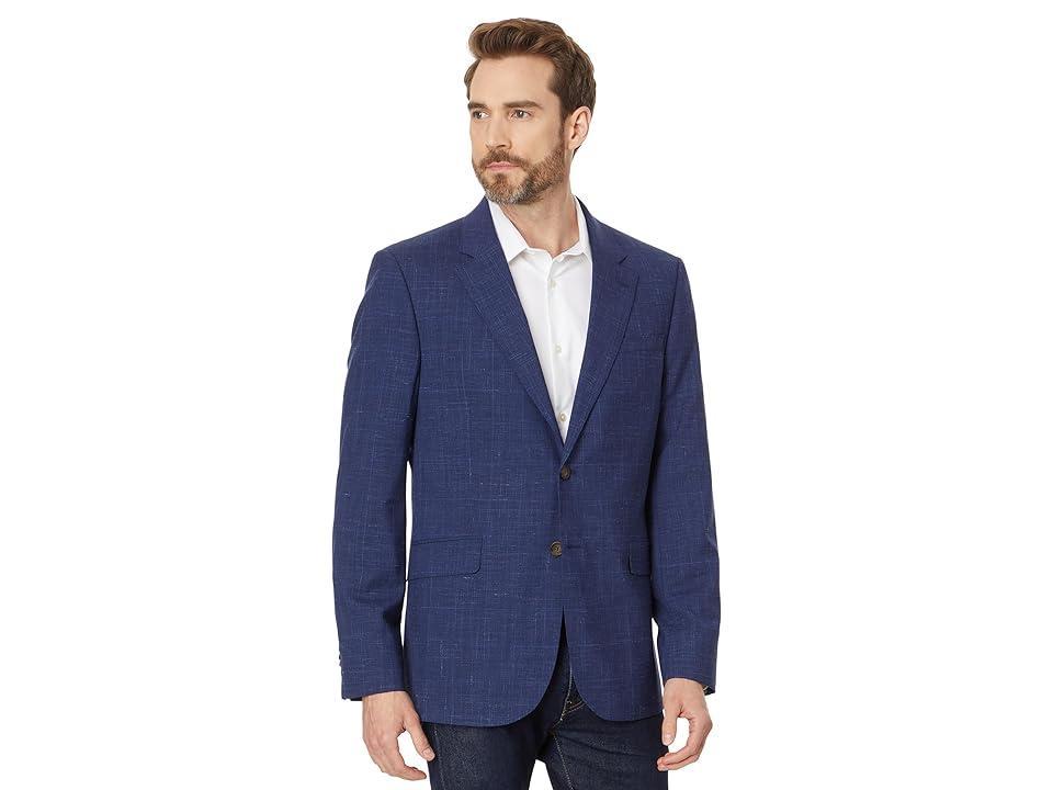 Ted Baker Titusj Slim Wool Blend Single Breasted Blazer (Dark ) Men's Clothing Product Image