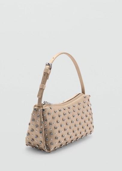 MANGO - Beaded shoulder bag - One size - Women Product Image