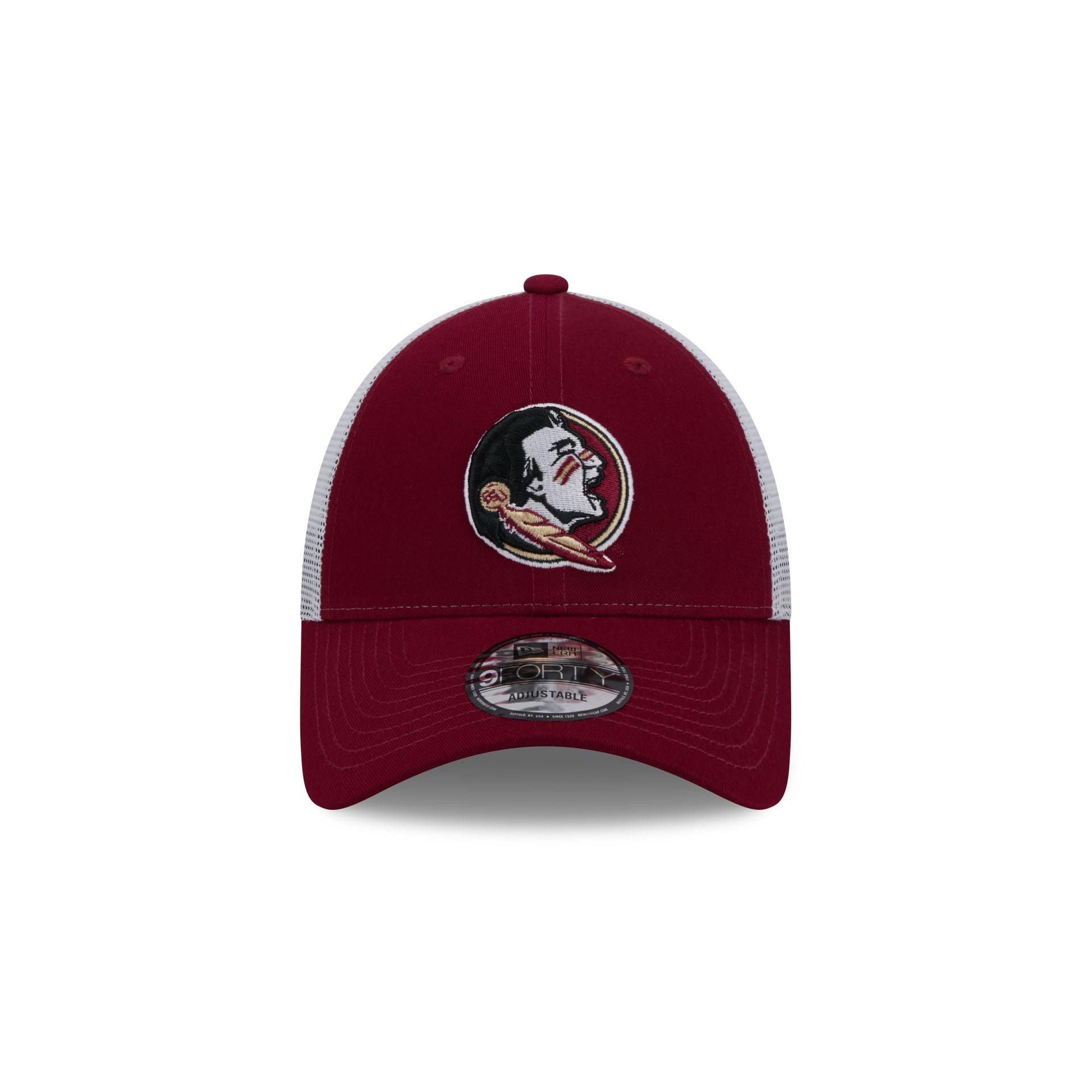 Florida State Seminoles Garnet 9FORTY Trucker Hat Male Product Image