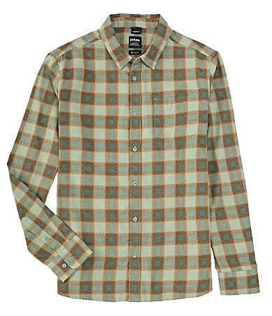 prAna Los Feliz Eucalyptus Flannel Long-Sleeve Organic Materials Woven Shirt Product Image