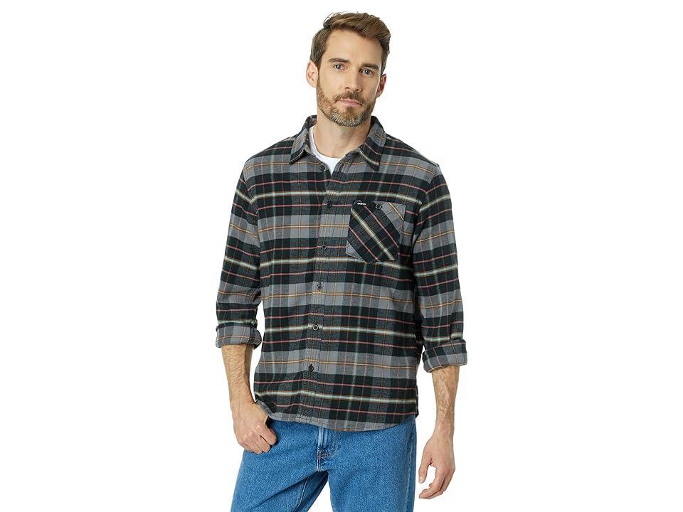 O'Neill Redmond Plaid Stretch Long Sleeve Flannel Men's Clothing Product Image