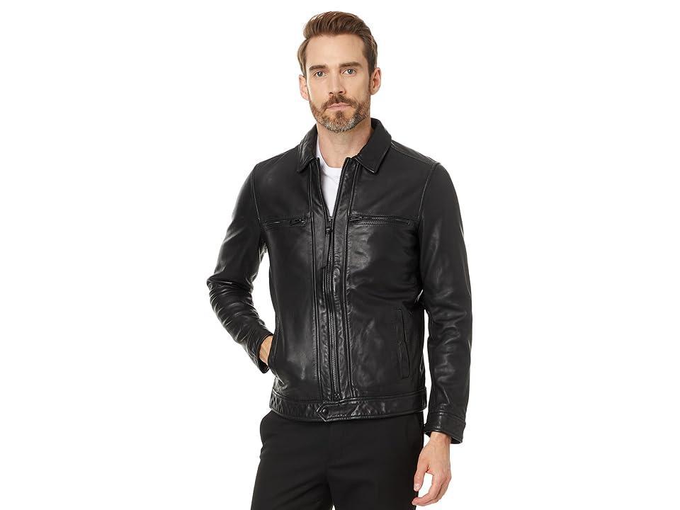 AllSaints Luck Leather Jacket Product Image