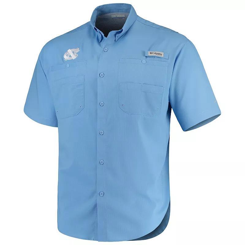 Columbia Mens Collegiate PFG Tamiami Short Sleeve Shirt - North Carolina- Product Image