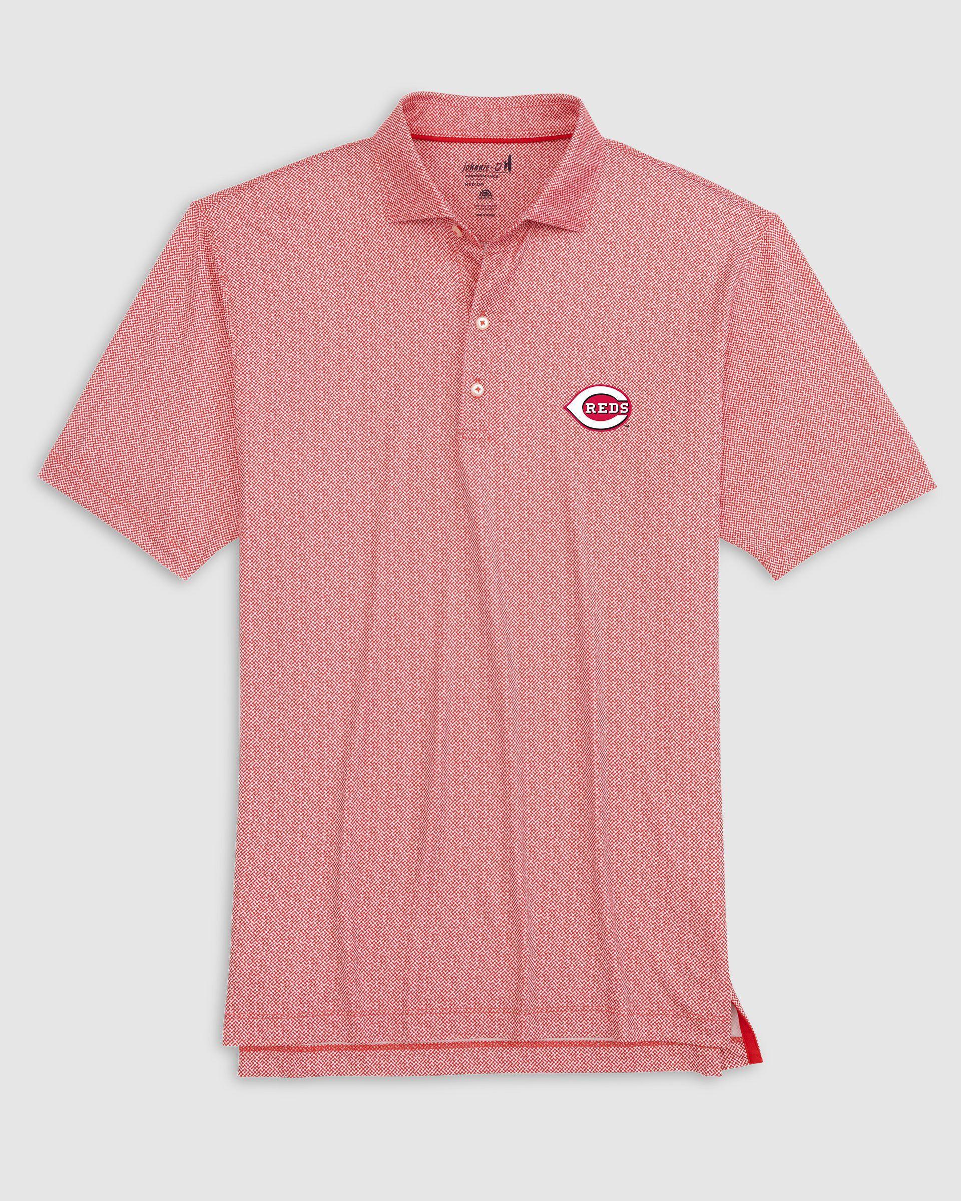 johnnie-O Cincinnati Reds Hinson Printed Jersey Performance Polo Product Image