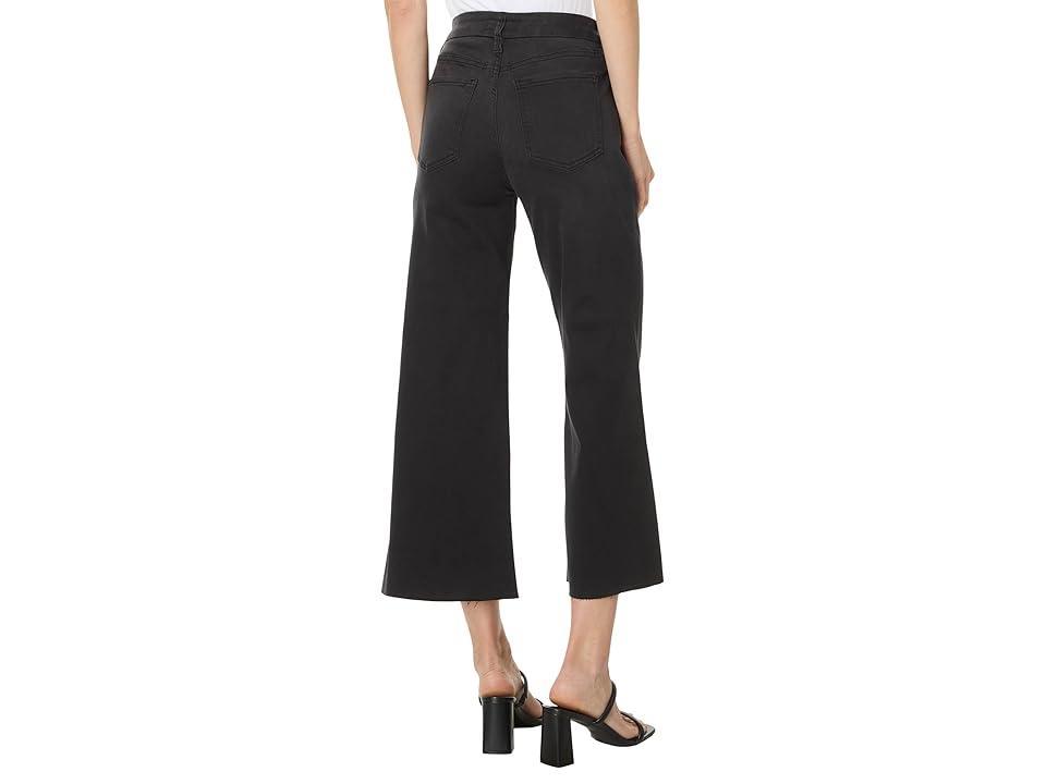 KUT from the Kloth Petite Meg High Rise Fab Ab Wide Leg Raw Hem (Experiences) Women's Jeans Product Image