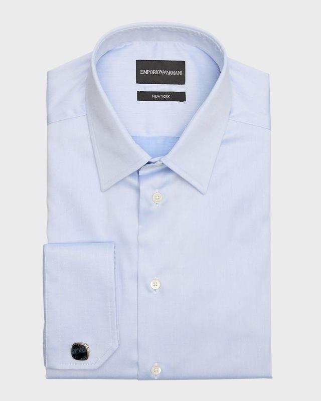 Mens Cotton-Stretch French Cuff Dress Shirt Product Image