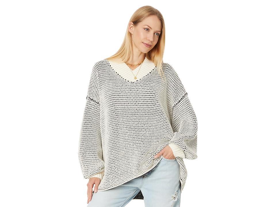 Free People Maisie Sweater (Ivory Combo) Women's Sweater Product Image