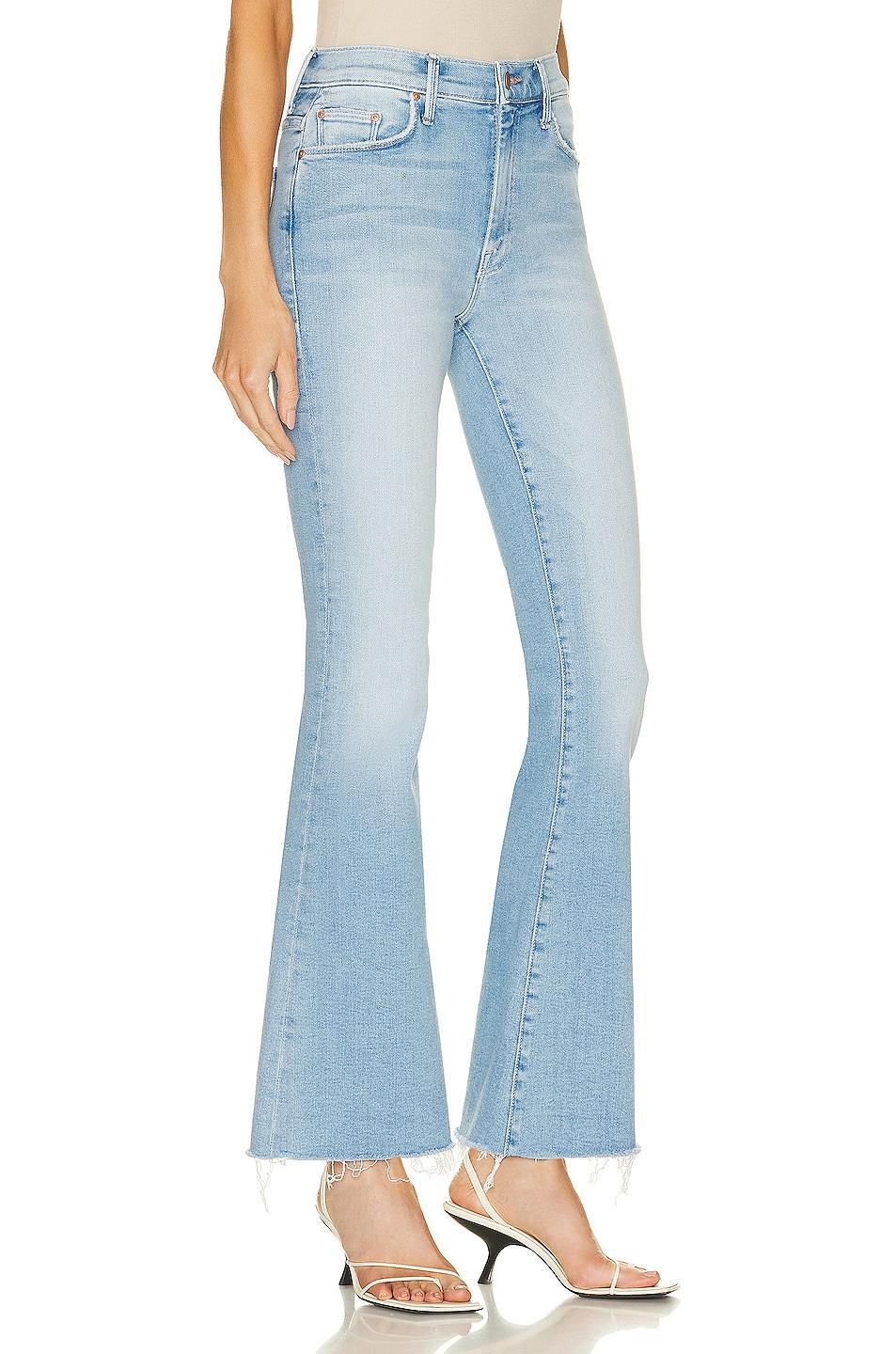 MOTHER The Weekend Fray Hem Bootcut Jeans Product Image