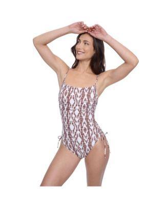 Women's Escape in Bali C-Cup Square Neck One Piece Swimsuit Product Image