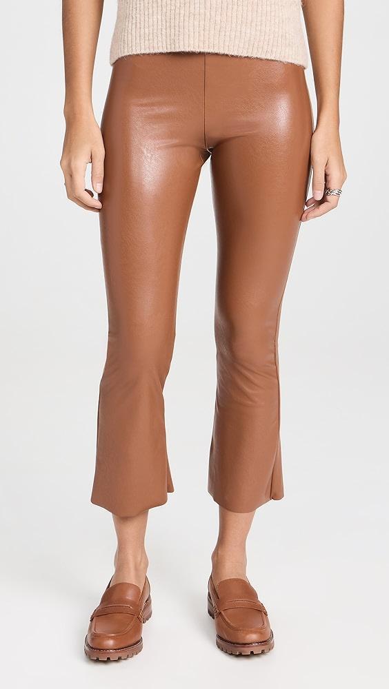 Commando Faux Leather Cropped Flare Pants | Shopbop Product Image