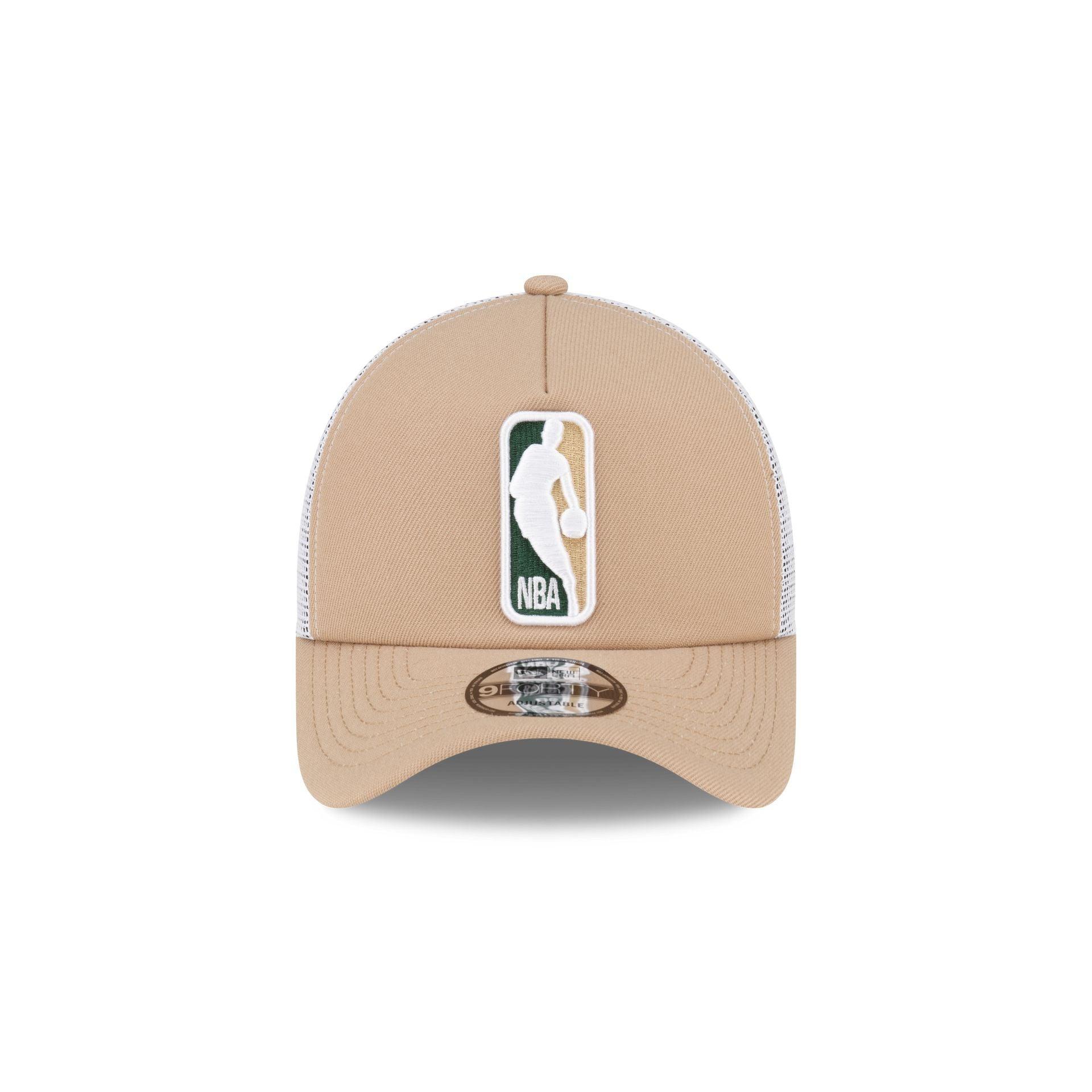 Milwaukee Bucks Logoman 9FORTY A-Frame Snapback Hat Male Product Image