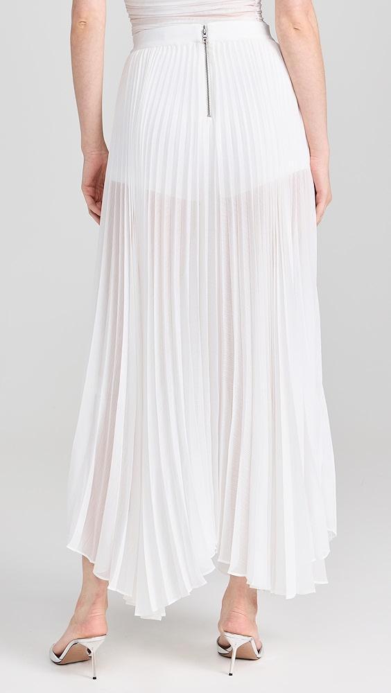 alice + olivia Katz Sunburst Pleated Maxi Skirt w/ Hot Pants | Shopbop Product Image