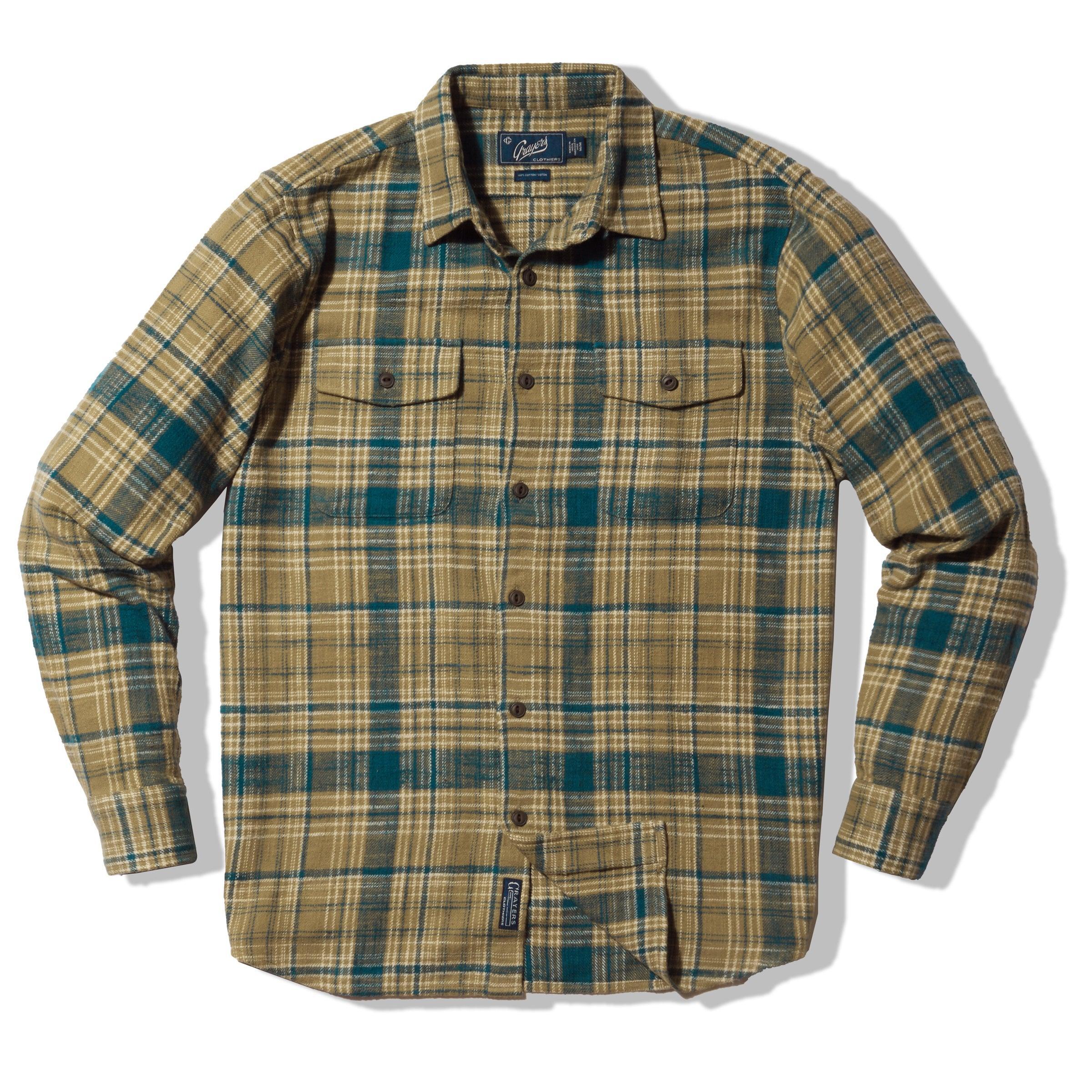 Vintage Slub Twill Shirt - Olive Pine Product Image