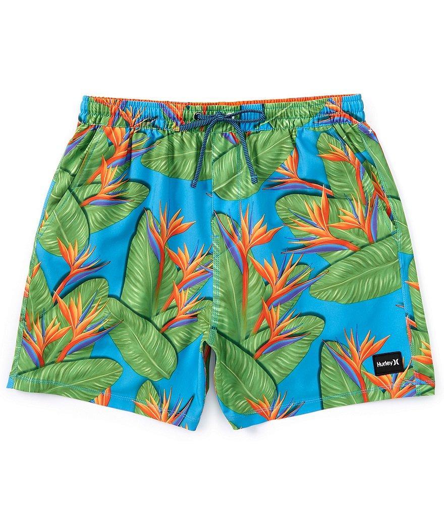 Hurley Phantom Eco Poolside Tropical Print 16#double; Outseam Board Shorts Product Image