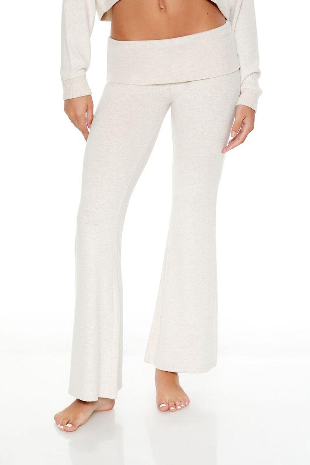 Foldover Flare Pajama Pants | Forever 21 Product Image