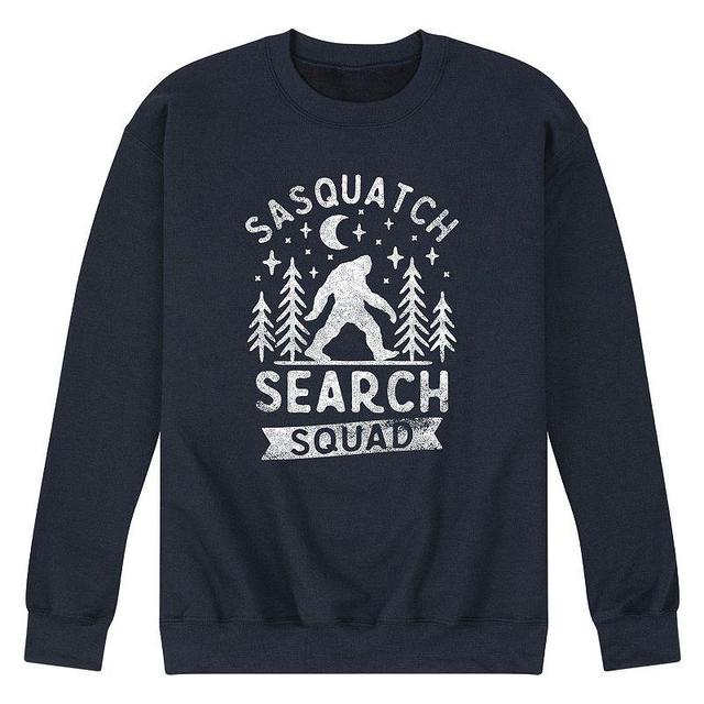 Mens Sasquatch Search Squad Fleece Sweatshirt Blue Product Image