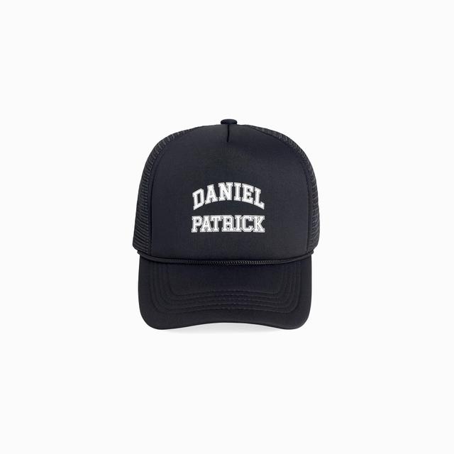 varsity trucker cap / black + white Product Image