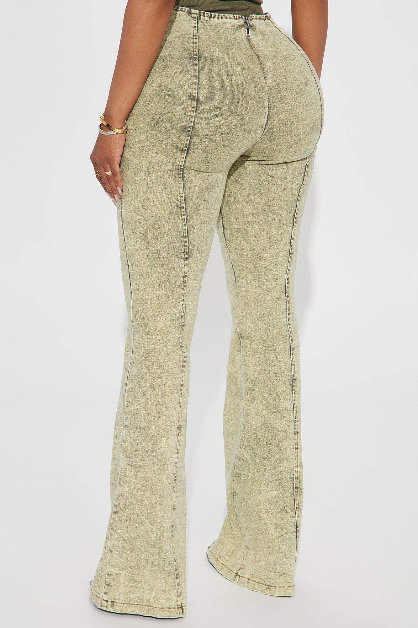 Never Let You Go Flare Pant - Sage Product Image