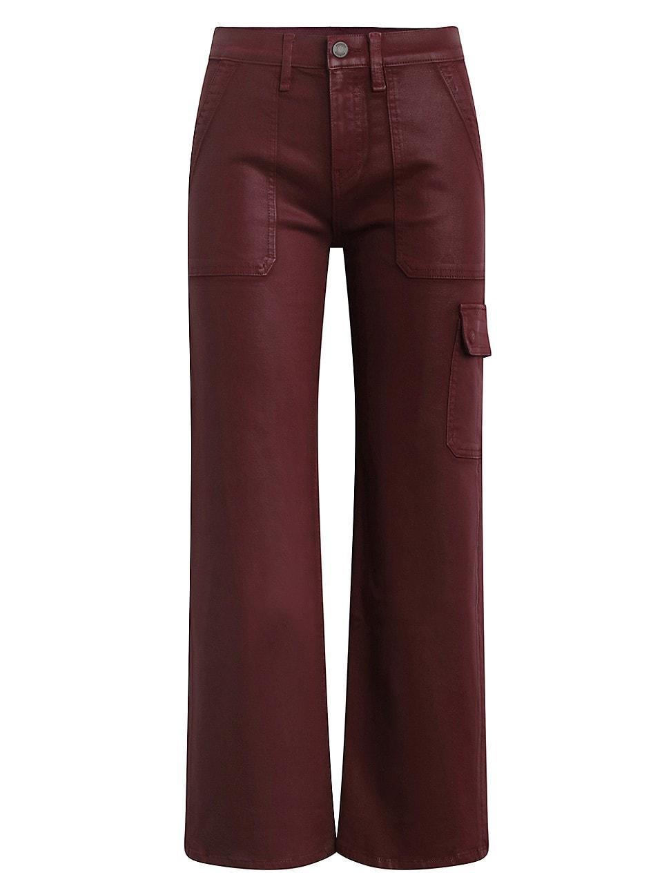 Womens Rosie Cargo Wide-Leg Jeans Product Image