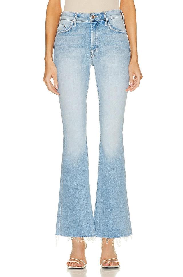 Womens Weekender Fray Mid-Rise Flared Jeans Product Image