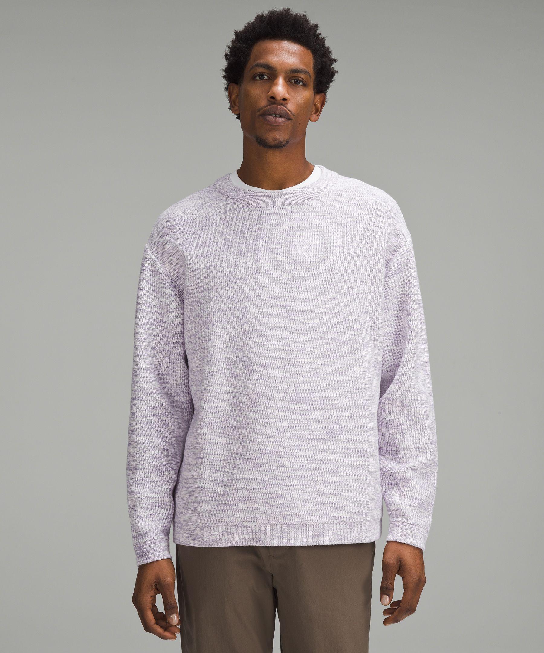 Relaxed-Fit Crewneck Knit Sweater Product Image