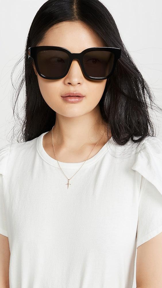 Gucci Oversized Square Sunglasses | Shopbop Product Image