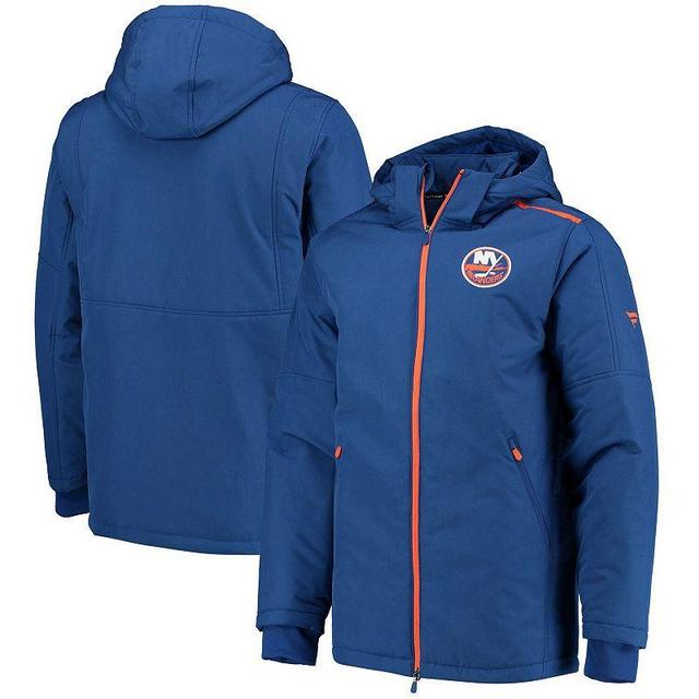 Mens Fanatics Branded Royal New York Islanders Authentic Pro Rink Parka Full-Zip Hoodie Jacket Product Image