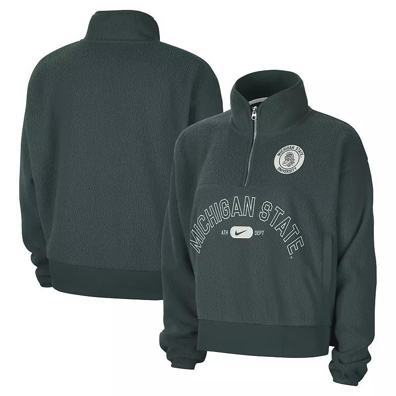 Michigan State Fly Nike Women's College 1/4-Zip Jacket Product Image