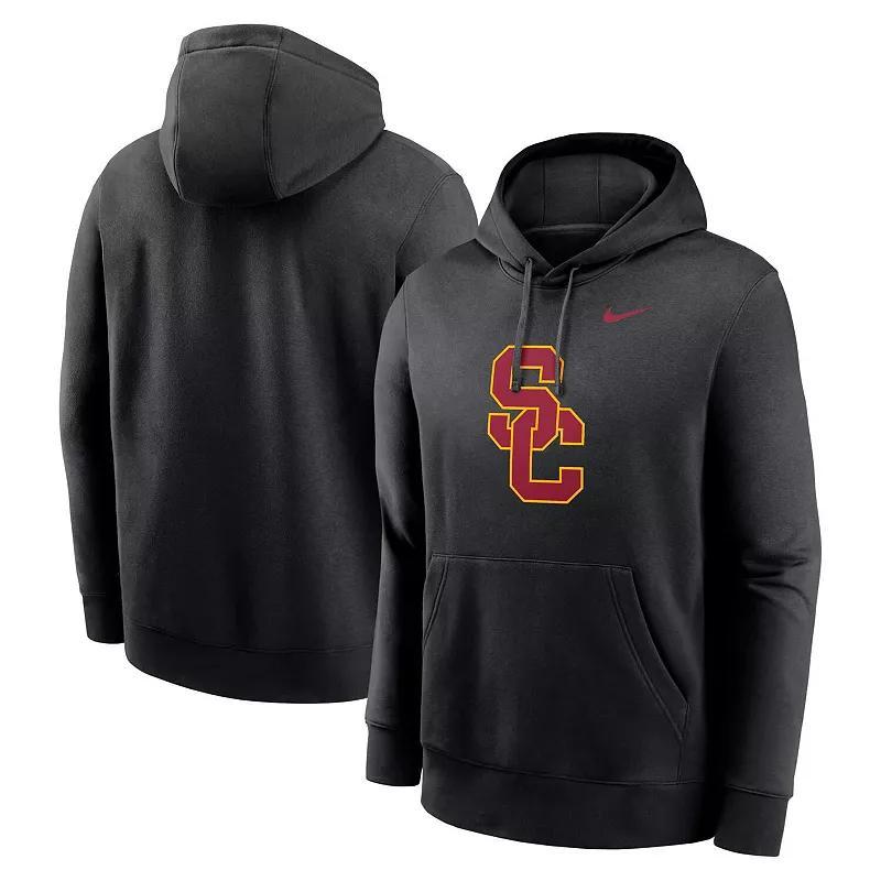 Mens Nike USC Trojans Primetime Evergreen Club Fleece Pullover Hoodie Product Image