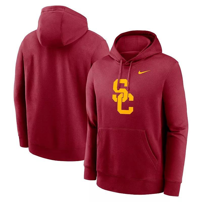 Mens Nike Anthracite Clemson Tigers Primetime Evergreen Club Fleece Pullover Hoodie Product Image