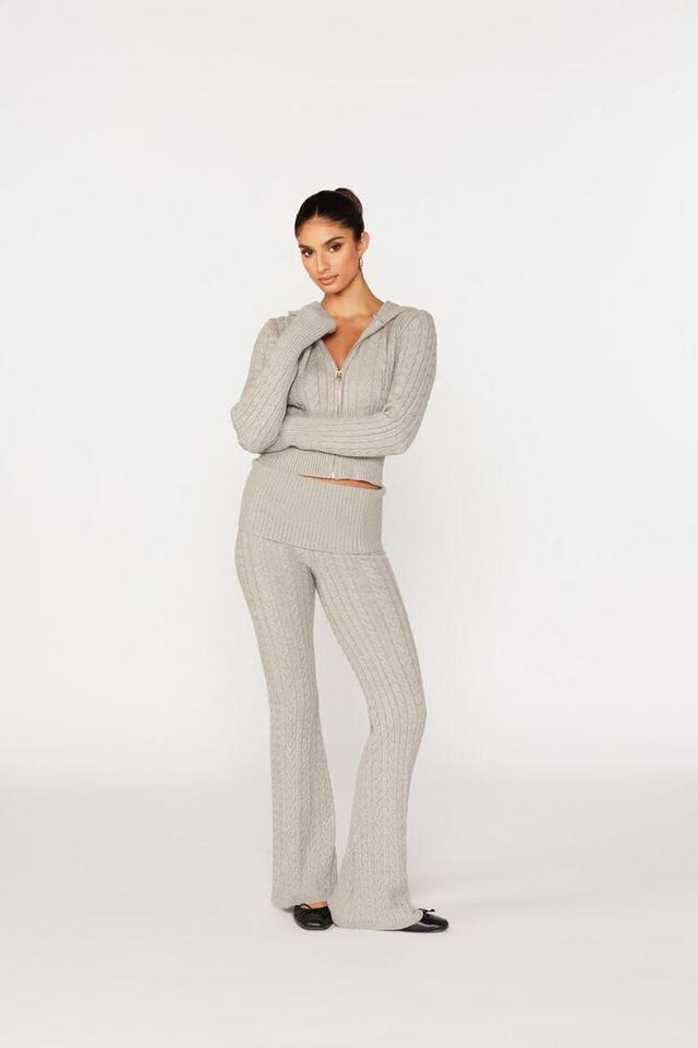 Foldover Sweater-Knit Pants | Forever 21 Product Image