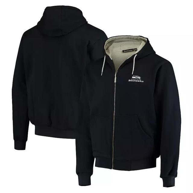 Mens Dunbrooke Seattle Seahawks Craftsman Thermal-Lined Full-Zip Hoodie Blue Product Image