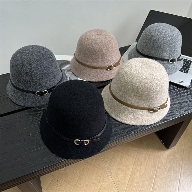 Belted Felt Cloche Hat product image