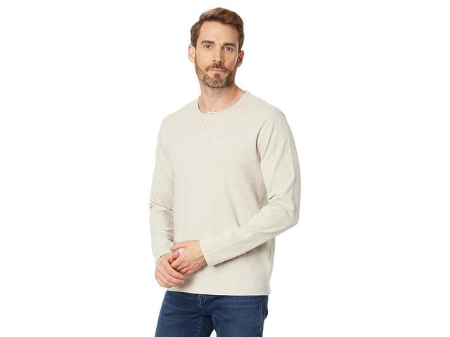 Vince Long Sleeve Sueded Jersey Henley Product Image