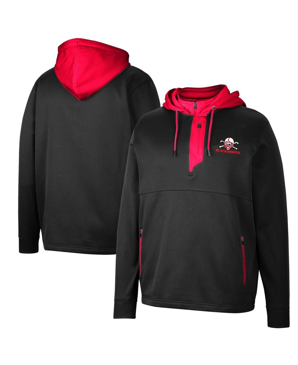 Mens Colosseum Oklahoma Sooners Luge 3.0 Quarter-Zip Hoodie Product Image