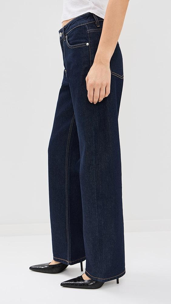 EB Denim Alida Loose Bowed Jeans | Shopbop Product Image