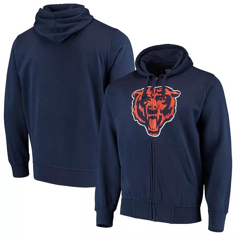 Mens G-III Sports by Carl Banks Chicago Bears Primary Logo Full-Zip Hoodie Blue Product Image