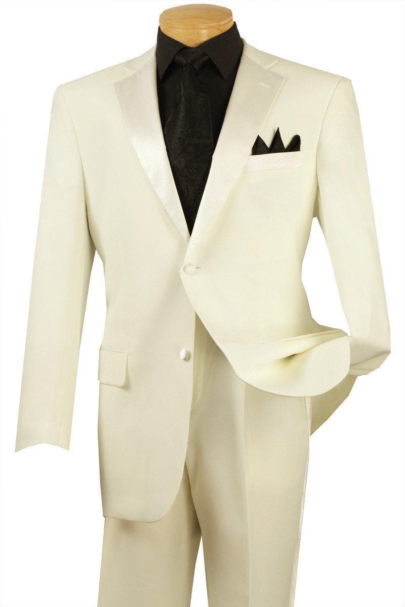 Royale Collection - Regular Fit 2 Piece Tuxedo in Ivory Product Image