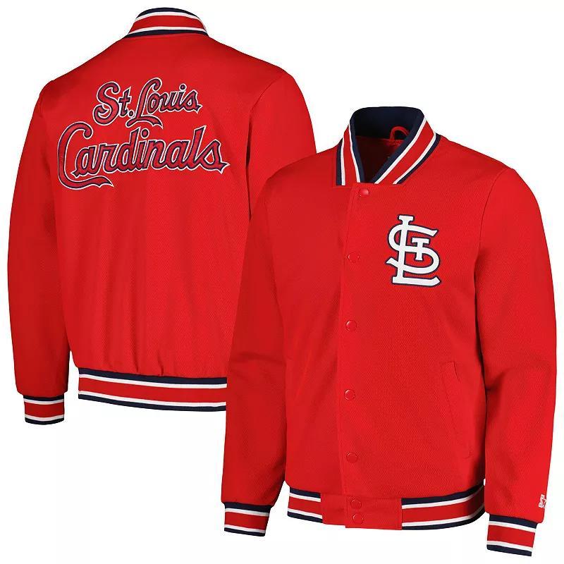 Mens Starter St. Louis Cardinals Secret Weapon Full-Snap Jacket Product Image