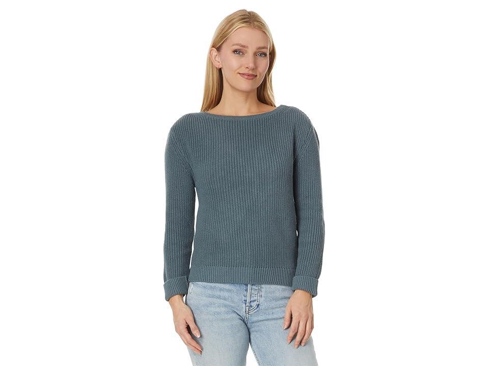 PACT Luxe Knit Boatneck Sweater (Ore) Women's Sweater product image