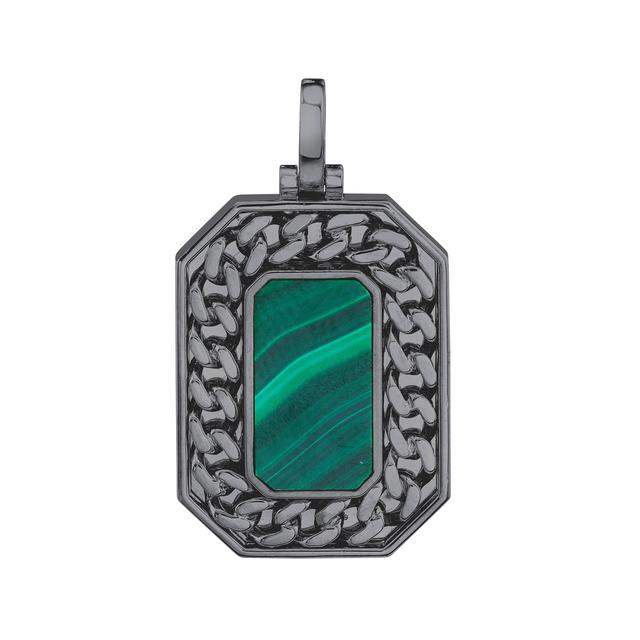 MALACHITE GOLD LINK PENDANT Product Image