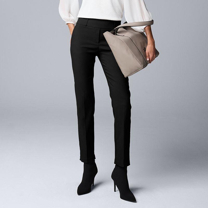 Womens Simply Vera Vera Wang Modern Ankle Pants Product Image