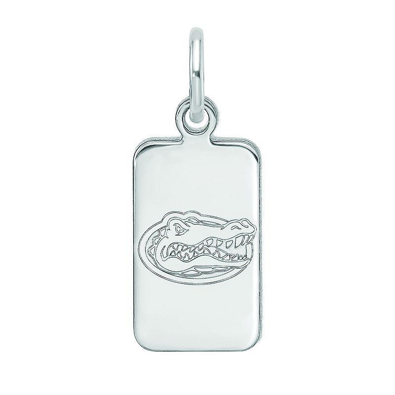 LogoArt Sterling Silver Florida Tag Pendant, Womens Product Image