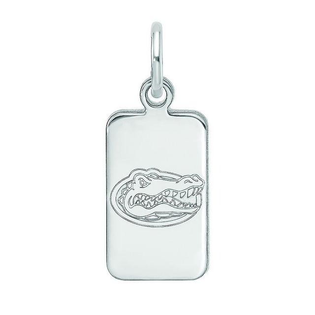 LogoArt Sterling Silver Florida Tag Pendant, Womens Product Image